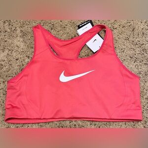 NWT Nike Victory Shape Women's High Support Sports Bra Aster Pink/White